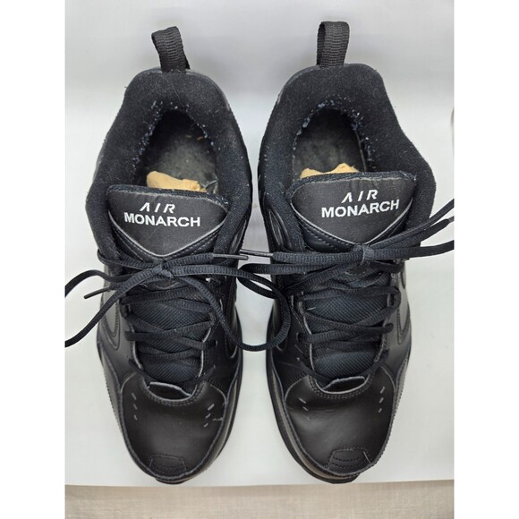 Nike Air Monarch IV Shoes Mens 11 Black Athletic Walking Running Casual Sneakers - Picture 3 of 8